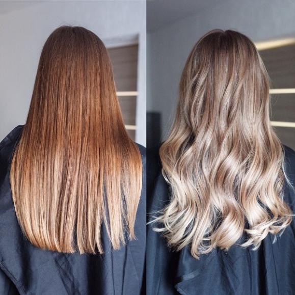 ombré hair résultat